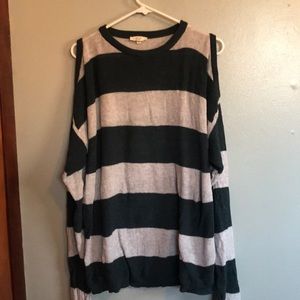 Cold shoulder sweater